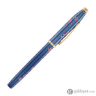 Cross Century II Cherry Blossom Selectip Rollerball Pen in Translucent Blue with Rose Gold Trim Rollerball Pen