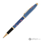 Cross Century II Cherry Blossom Selectip Rollerball Pen in Translucent Blue with Rose Gold Trim Rollerball Pen