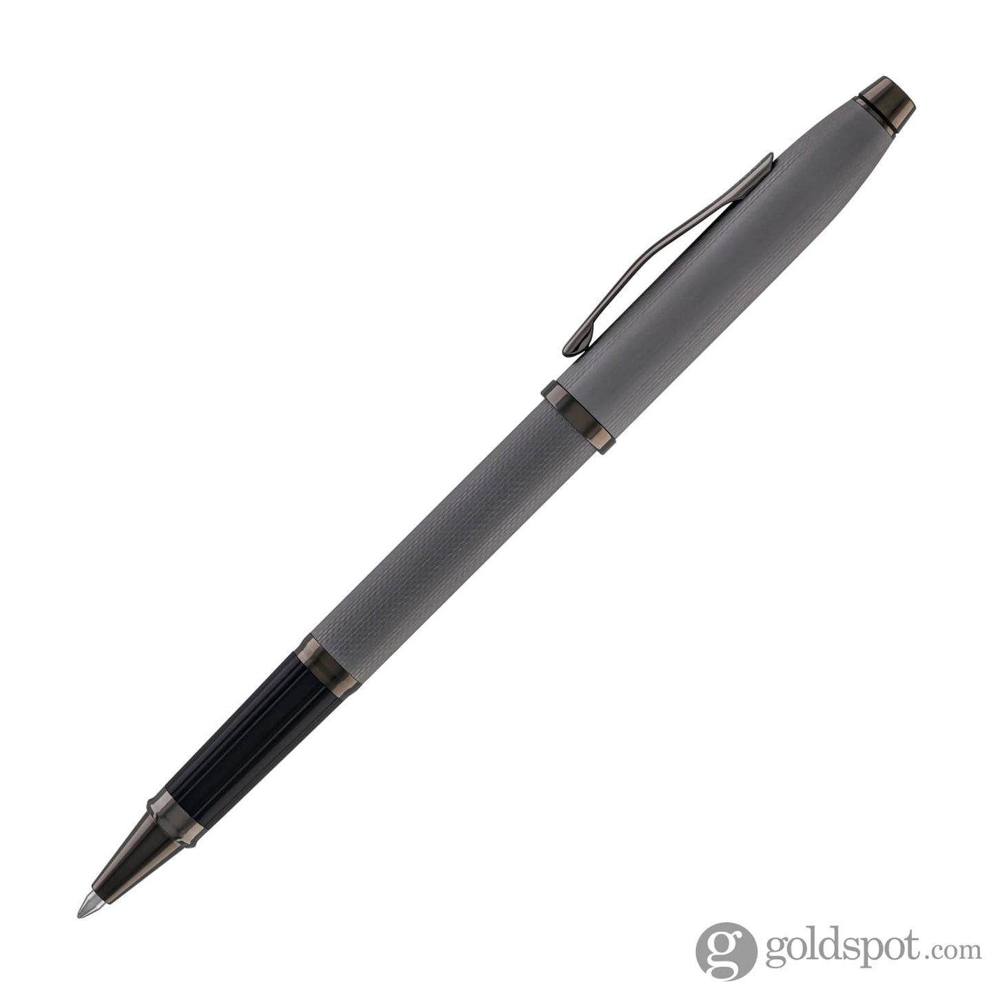 Cross Century II Selectip Rollerball Pen in Polished Slate Gray Engraved Diamond Pattern Rollerball Pen