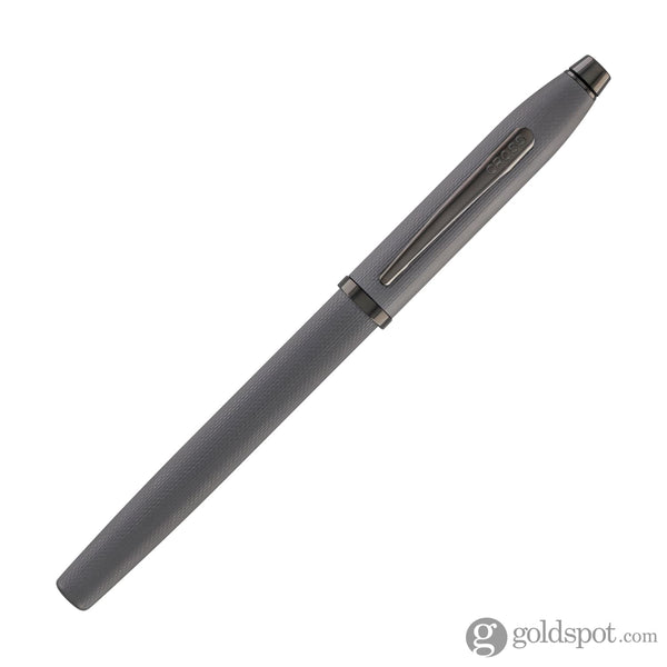 Cross Century II Selectip Rollerball Pen in Polished Slate Gray Engraved Diamond Pattern Rollerball Pen
