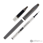 Cross Century II Selectip Rollerball Pen in Polished Slate Gray Engraved Diamond Pattern Rollerball Pen