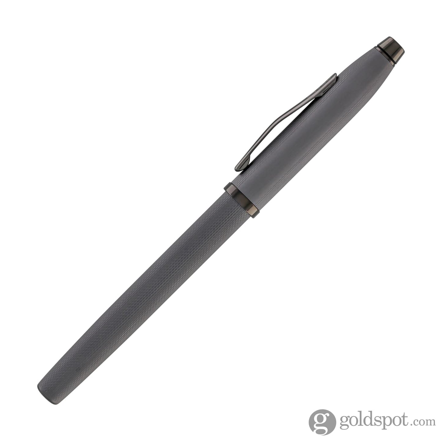 Cross Century II Selectip Rollerball Pen in Polished Slate Gray Engraved Diamond Pattern Rollerball Pen