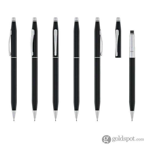 Cross Classic Century Ballpoint Pen & 0.7mm Mechanical Pencil in Black Lacquer Gift Sets