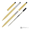 Cross Classic Century Ballpoint Pen & 0.7mm Mechanical Pencil Set in 23K Gold Plated Gift Sets