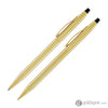 Cross Classic Century Ballpoint Pen & 0.7mm Mechanical Pencil Set in 23K Gold Plated Gift Sets