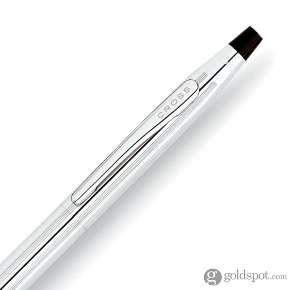 Cross Classic Century Ballpoint Pen in Lustrous Chrome with Black Journal Ballpoint Pens