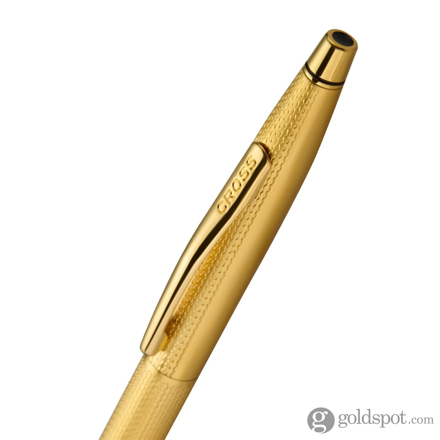 Cross Classic Century Polished 23K Gold-Plated Engraved Diamond Pattern Ballpoint Pen Ballpoint Pens