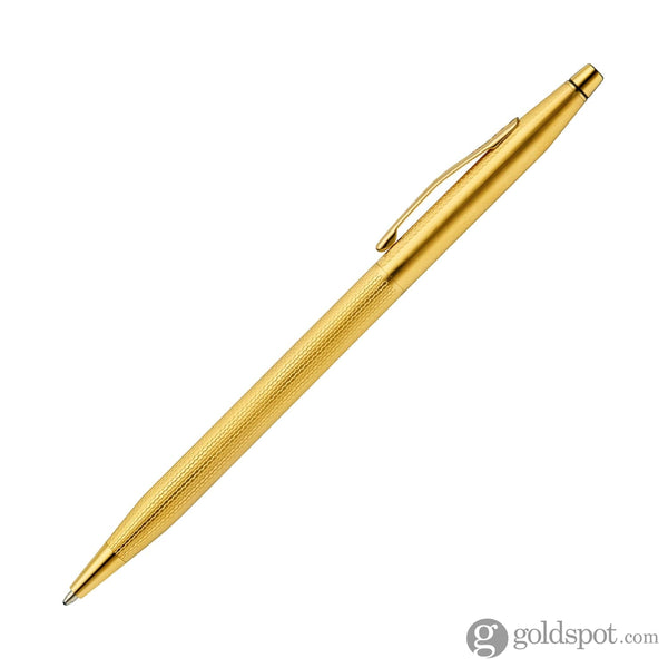 Cross Classic Century Polished 23K Gold-Plated Engraved Diamond Pattern Ballpoint Pen Ballpoint Pens