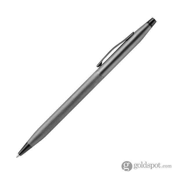 Cross Classic Century Polished Slate Gray Engraved Diamond Pattern Ballpoint Pen Ballpoint Pens