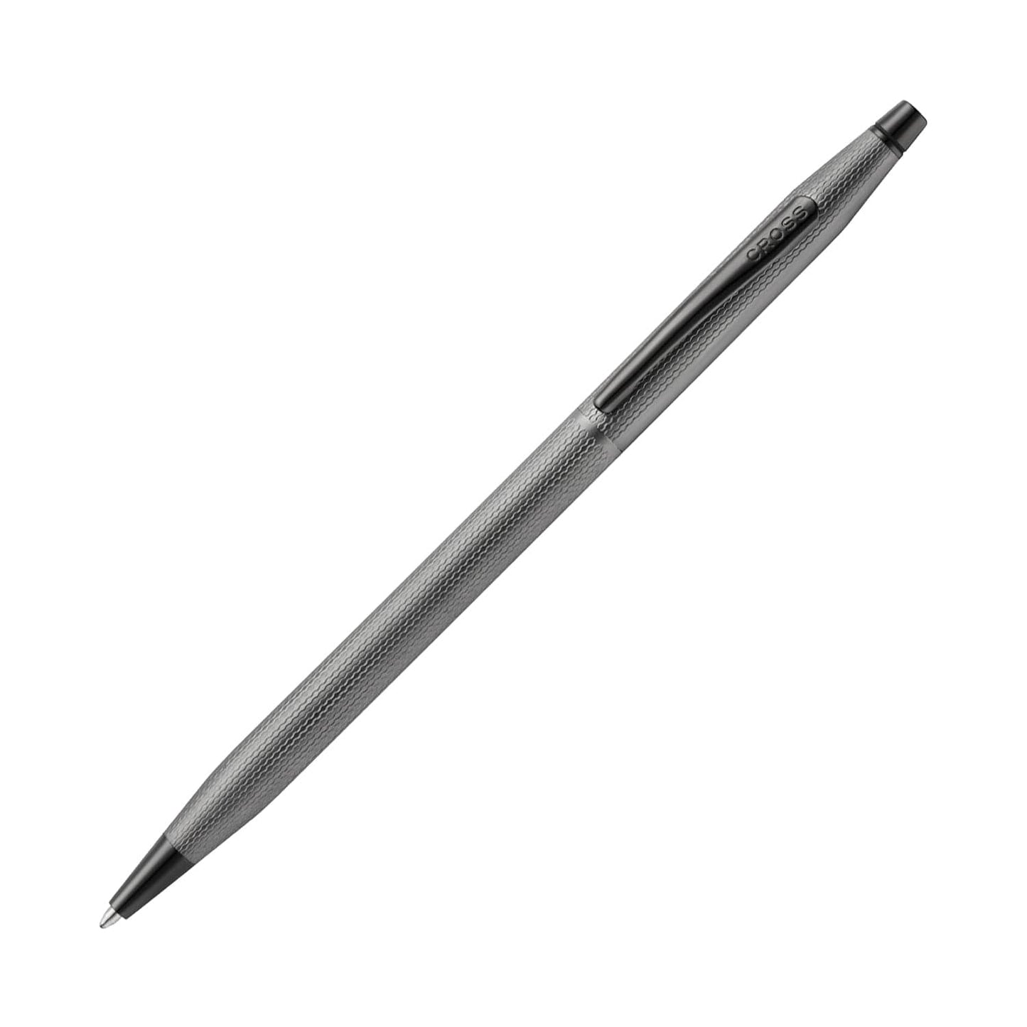 Cross Classic Century Polished Slate Gray Engraved Diamond Pattern Ballpoint Pen Ballpoint Pens