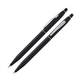 Cross Click Ballpoint Pen and Mechanical Pencil Set in Black