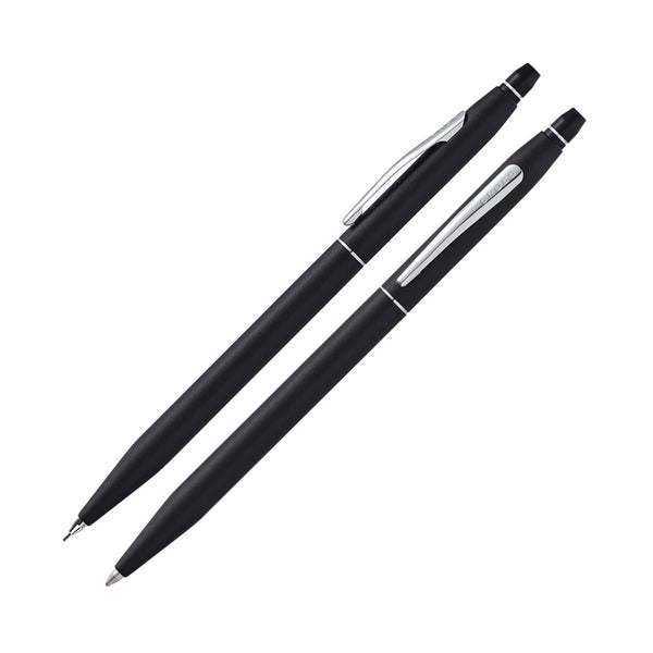 Cross Click Ballpoint Pen and Mechanical Pencil Set in Black Pen and Pencil Set