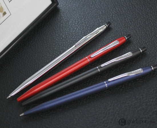 Cross Click Ballpoint Pen in Crimson Lacquer - Goldspot Pens