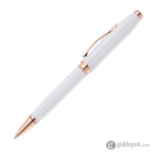 Cross Foundry Ballpoint Pen in Pearl White Lacquer with Rose Gold Appointments Ballpoint Pens