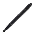 Cross Foundry Fountain Pen in Matte Black Lacquer with PVD Black Appointments - Medium Nib Fountain Pen