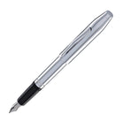 Cross Foundry Fountain Pen in Polished Chrome with Polished Chrome Appointments - Medium Nib Fountain Pen