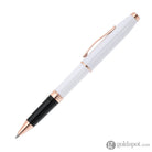 Cross Foundry Rollerball Pen in Pearl White Lacquer with Rose Gold Appointments Rollerball Pen