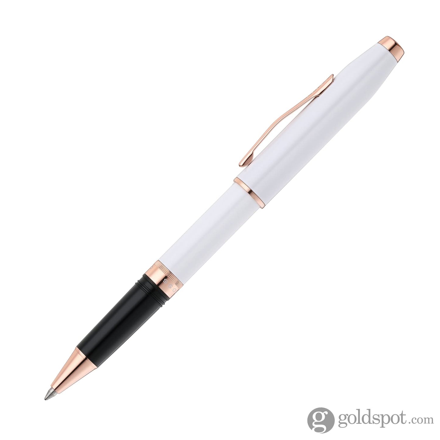 Cross Foundry Rollerball Pen in Pearl White Lacquer with Rose Gold Appointments Rollerball Pen