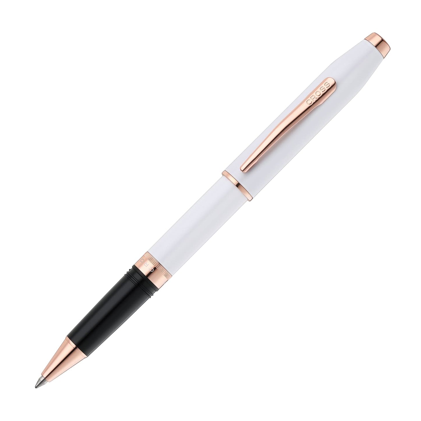 Cross Foundry Rollerball Pen in Pearl White Lacquer with Rose Gold Appointments Rollerball Pen