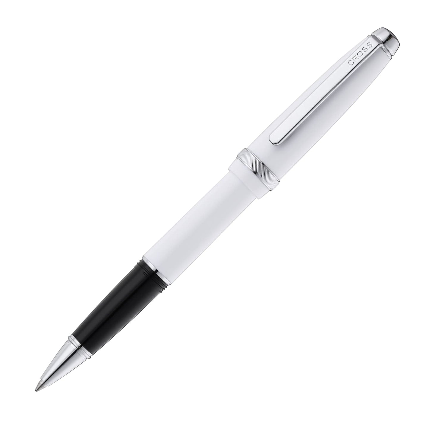Cross Lume Ballpoint Pen in Porcelain White with Polished Chrome Appointments Ballpoint Pens
