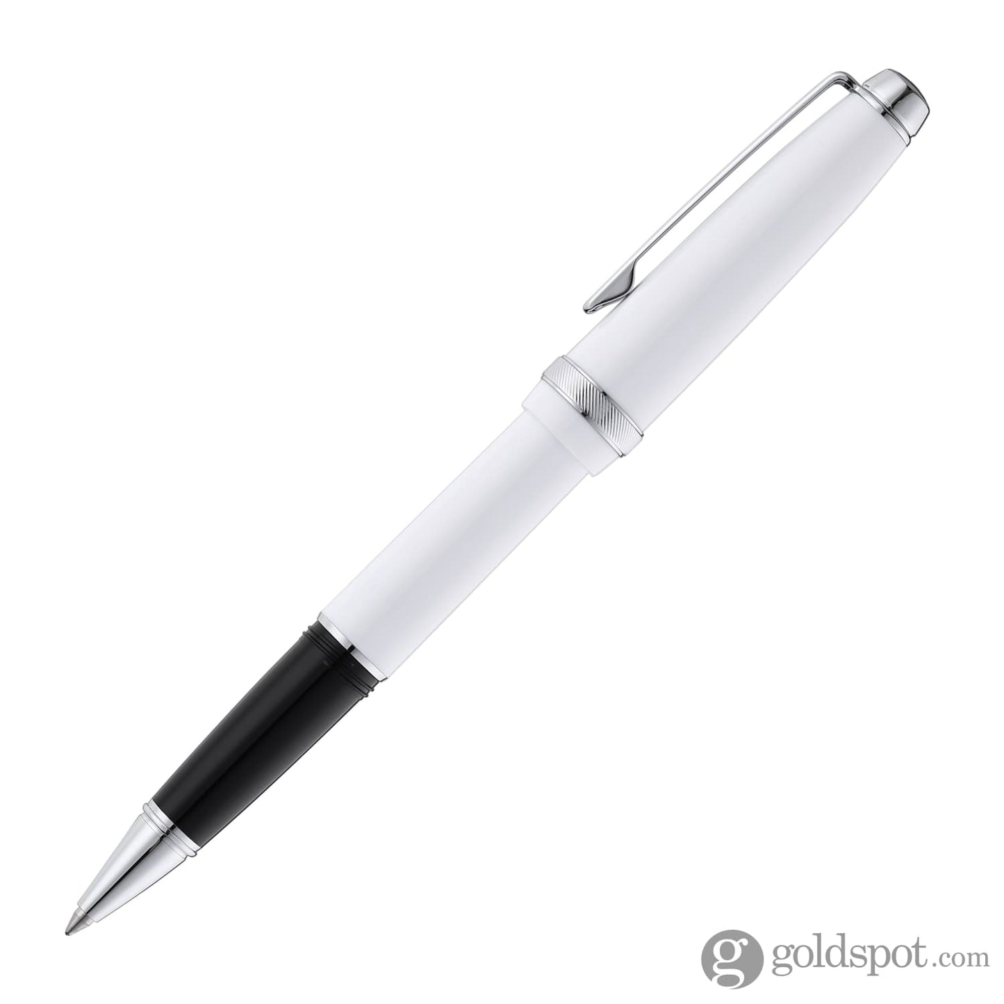 Cross Lume Ballpoint Pen in Porcelain White with Polished Chrome Appointments Ballpoint Pens