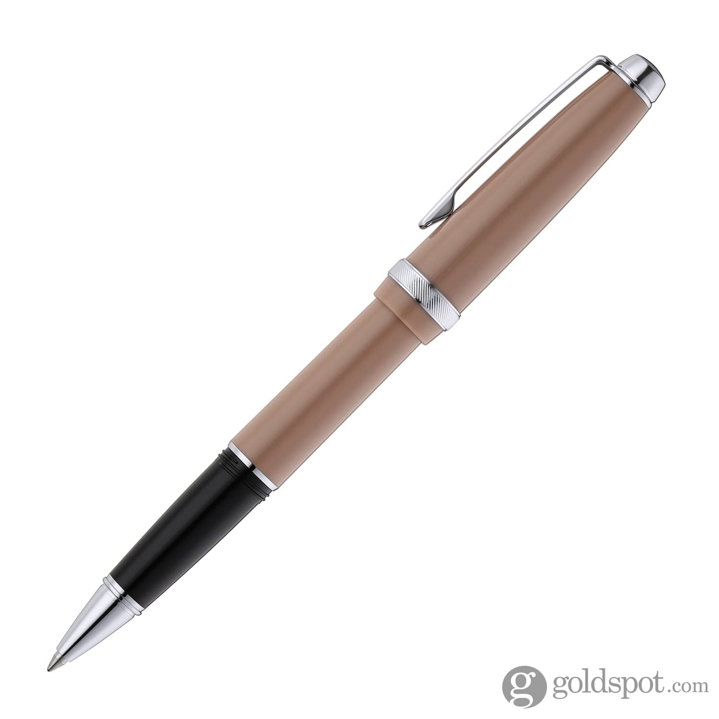 Cross Lume Rollerball Pen in Mocha with Polished Chrome Appointments Rollerball Pen