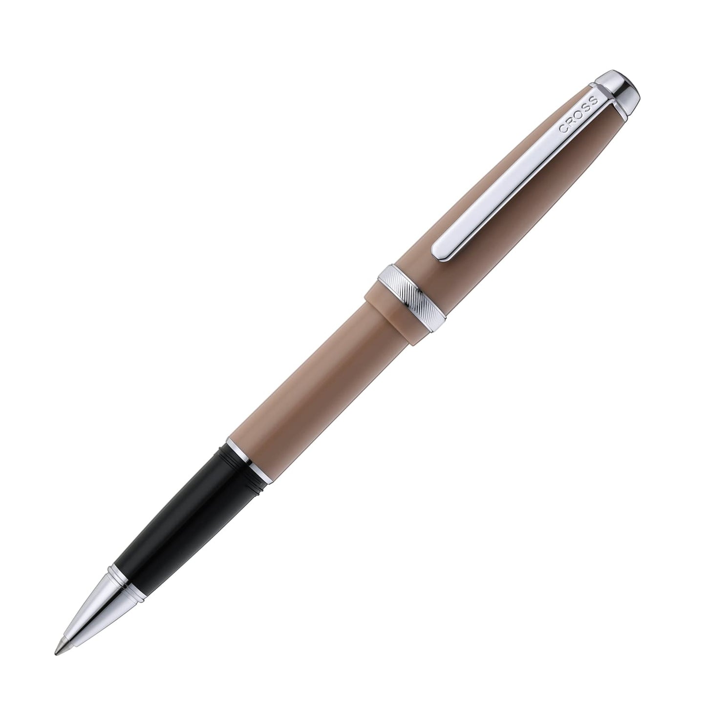 Cross Lume Rollerball Pen in Mocha with Polished Chrome Appointments Rollerball Pen