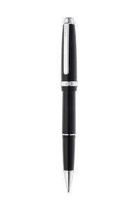 Cross Lume Rollerball Pen in Obsidian Black with Polished Chrome Appointments