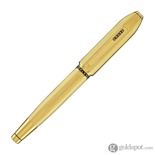 Cross Peerless Fountain Pen in 23KT Heavy Gold Plated Fountain Pen