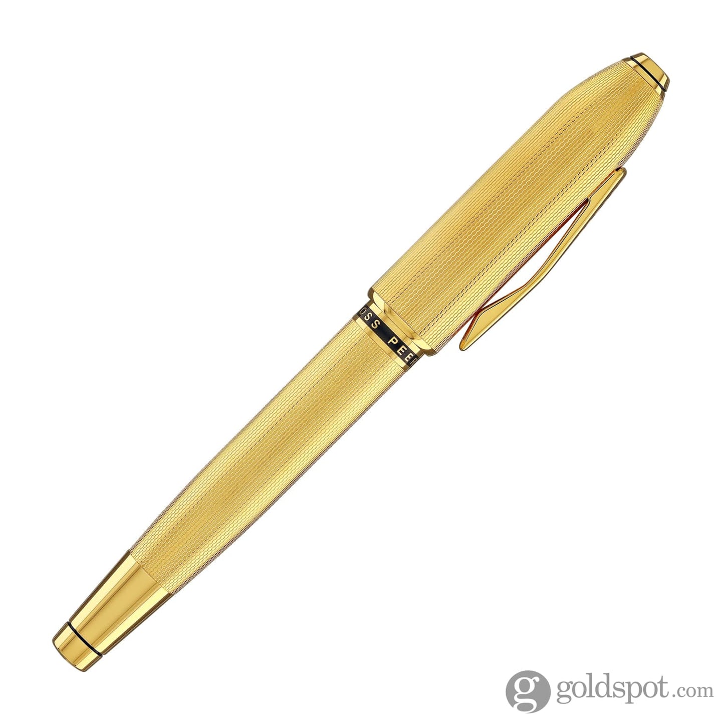Cross Peerless Fountain Pen in 23KT Heavy Gold Plated Fountain Pen