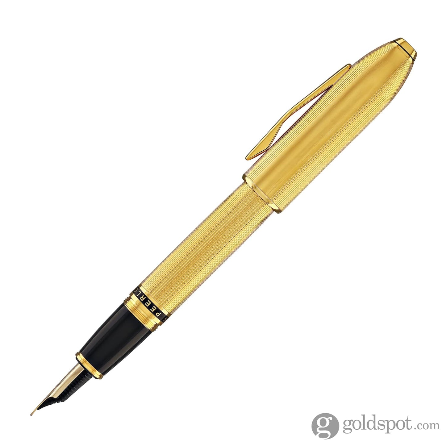 Cross Peerless Fountain Pen in 23KT Heavy Gold Plated Fountain Pen