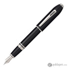Cross Peerless Fountain Pen in Obsidian Black Lacquer - 18K Gold Fine Fountain Pen