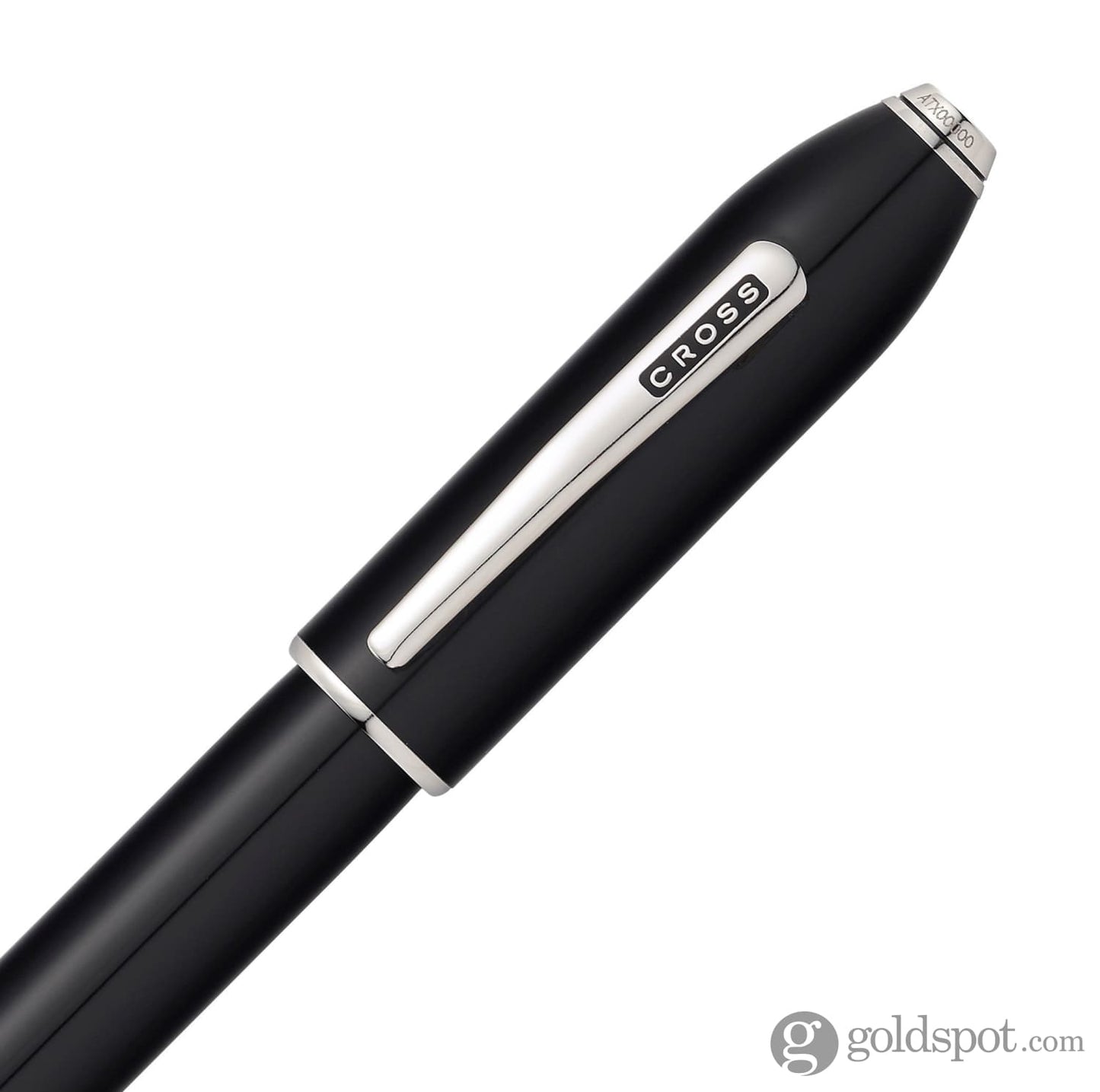 Cross Peerless Fountain Pen in Obsidian Black Lacquer - 18K Gold Fountain Pen