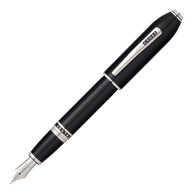 Cross Peerless Fountain Pen in Obsidian Black Lacquer - 18K Gold