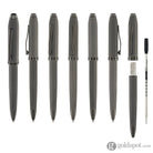 Cross Townsend Ballpoint Pen in Polished Slate Gray Engraved Diamond Pattern Ballpoint Pens
