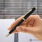 Cross Townsend Fountain Pen in Black Lacquer - 18kt Gold