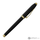 Cross Townsend Fountain Pen in Black Lacquer - 18kt Gold