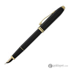 Cross Townsend Fountain Pen in Black Lacquer - 18kt Gold