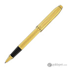 Cross Townsend Rollerball Pen in Polished 23K Gold-Plated Engraved Diamond Pattern Rollerball Pen