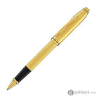 Cross Townsend Rollerball Pen in Polished 23K Gold-Plated Engraved Diamond Pattern Rollerball Pen