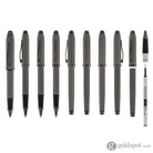 Cross Townsend Rollerball Pen in Polished Slate Gray Engraved Diamond Pattern Rollerball Pen