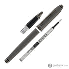 Cross Townsend Rollerball Pen in Polished Slate Gray Engraved Diamond Pattern Rollerball Pen