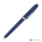 Cross Townsend Rollerball Pen in Translucent Polished Cobalt Blue Engraved Diamond Pattern Rollerball Pen