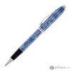 Cross Townsend Zodiac Rollerball Pen Year of the Snake in Blue Lacquer with Polished Chrome Rollerball Pens