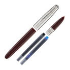 Parker 51 Fountain Pen in Burgundy with Chrome Trim