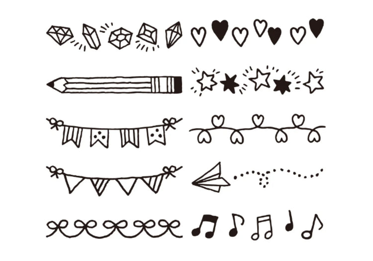 Midori Paintable Stamp in Motife