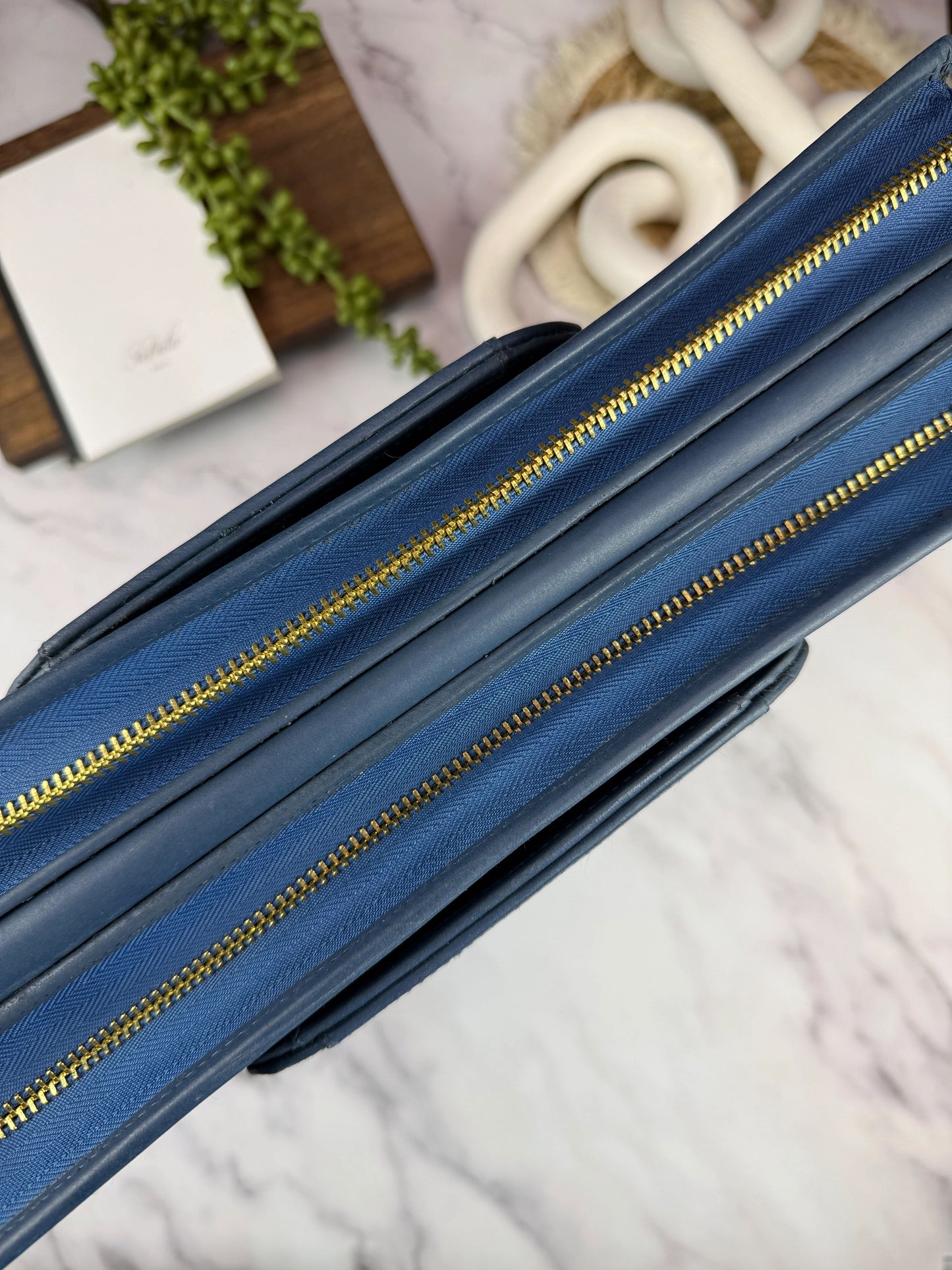 Girologio 96 Zippered Pen Case in Royal Cobalt