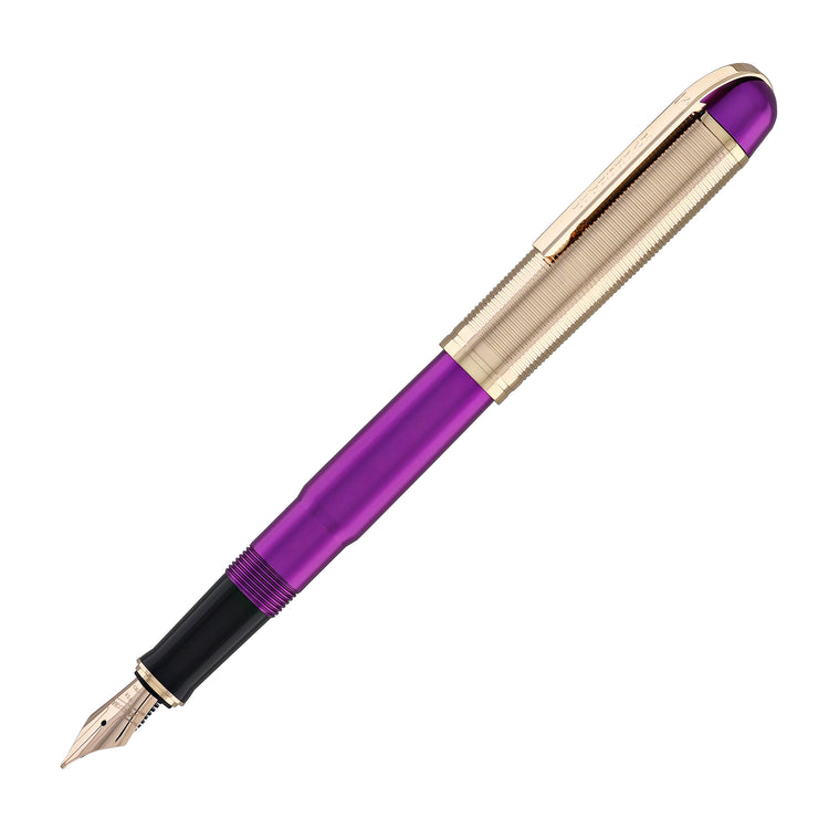 Wahl Eversharp Skyline Fountain Pen in Royal Purple with Rose Gold Trim