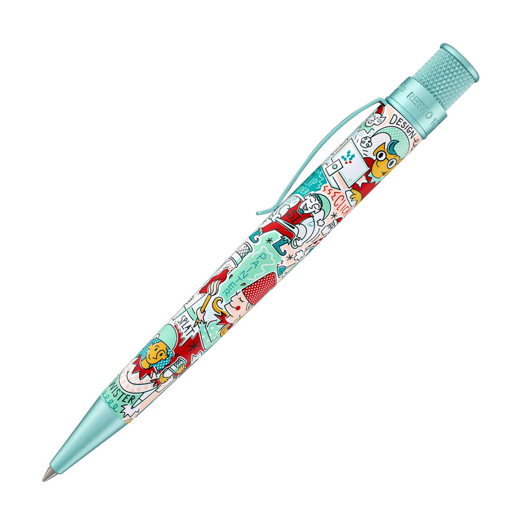 Retro 51 Goldspot Exclusive Tornado Rollerball in Elf Ink Works Artist Proof