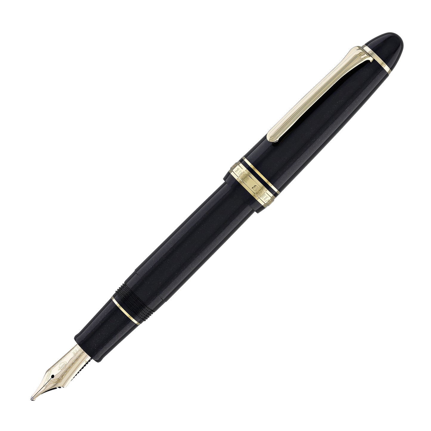 Sailor 1911 Large Fountain Pen in Shining Black - 18kt Gold Nib